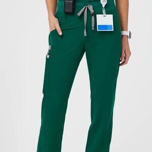 Figs Kade Cargo Scrub Pants Sz Small Hunter Green
